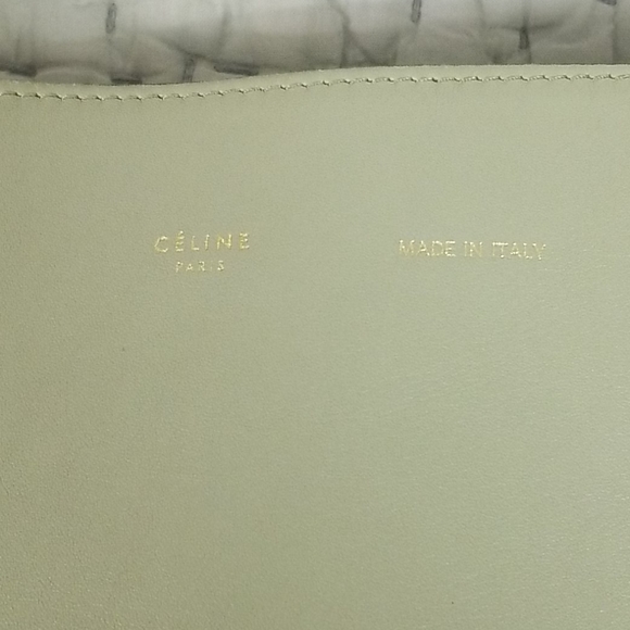 Celine Twisted Cabas Tote, creme/taupe - Picture 9 of 10